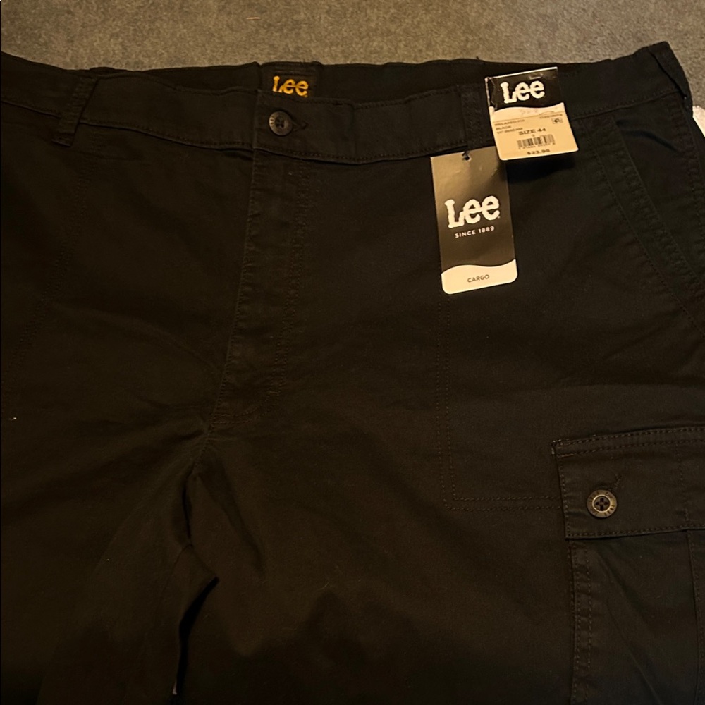 Lee Black Cargo Shorts